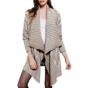 Urban Outfitters Staring At Stars Waterfall Crochet Western Chevron Cardigan